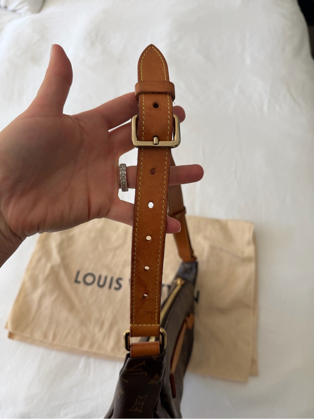 Louis Vuitton Monogram Belt Bag in Brown with Gold Hardware - Picture 12 of 17